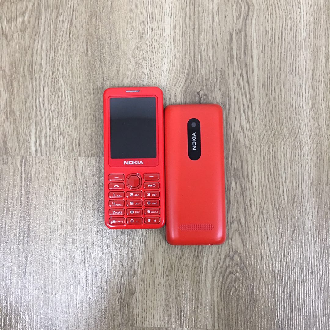 (Red)Nokia 206 DUAL SIM IMPORT REFURBISHED 95% NEW(Ready Stock)
